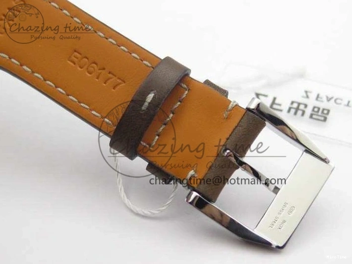 MIROTIME 0301 Pilot Chrono 20th ZF 1:1 Best Edition Black Dial On Brown Leather Strap A ZeroBulk 7236